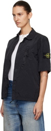 Stone Island Black 1200028 Nylon Metal ECONYL Shirt
