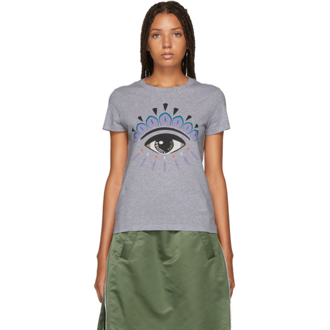 Kenzo grey eye t shirt sale