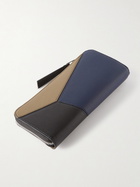 Loewe - Puzzle Colour-Block Full-Grain Leather Zip-Around Wallet