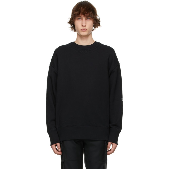 Photo: Givenchy Black Oversized Chain Sweatshirt