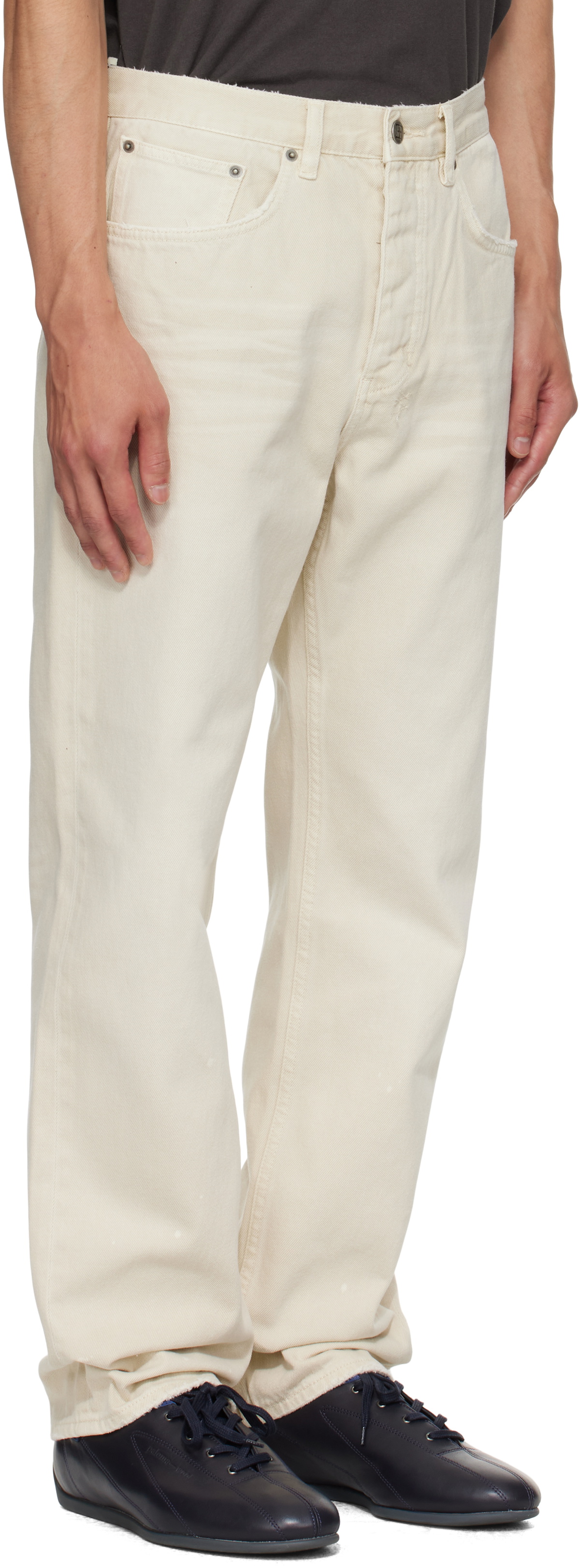 Ksubi Off-White Anti K Ivory Jeans