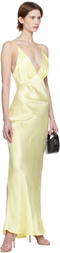 BEC + BRIDGE Yellow Moon Dance V Maxi Dress