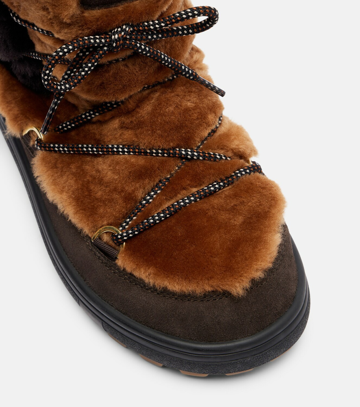 Bogner Chamonix 10 shearling and suede ankle boots