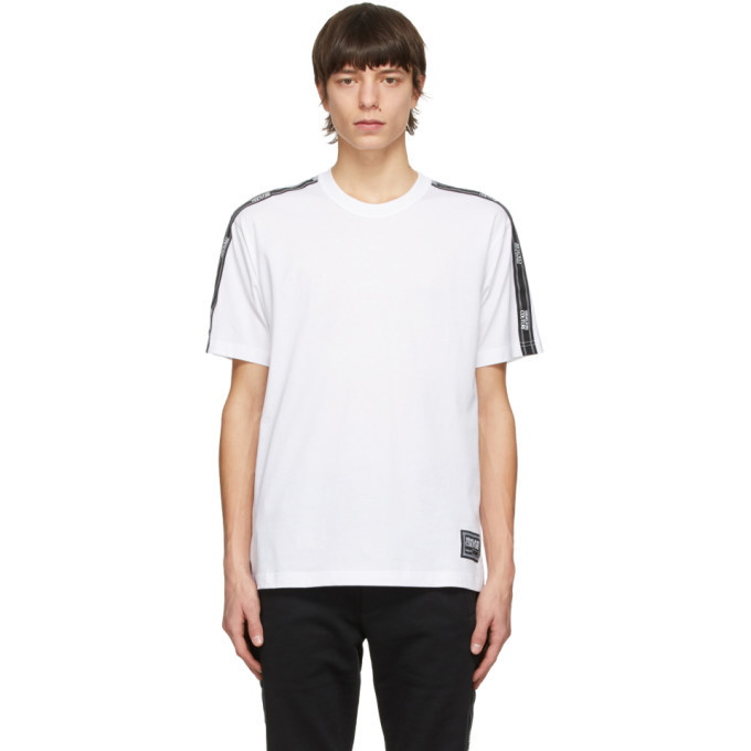 Photo: Versace Jeans Couture White Pipe T-Shirt