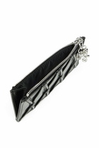 Diesel Card holder in quilted naplak leather - Card cases Womens in Black