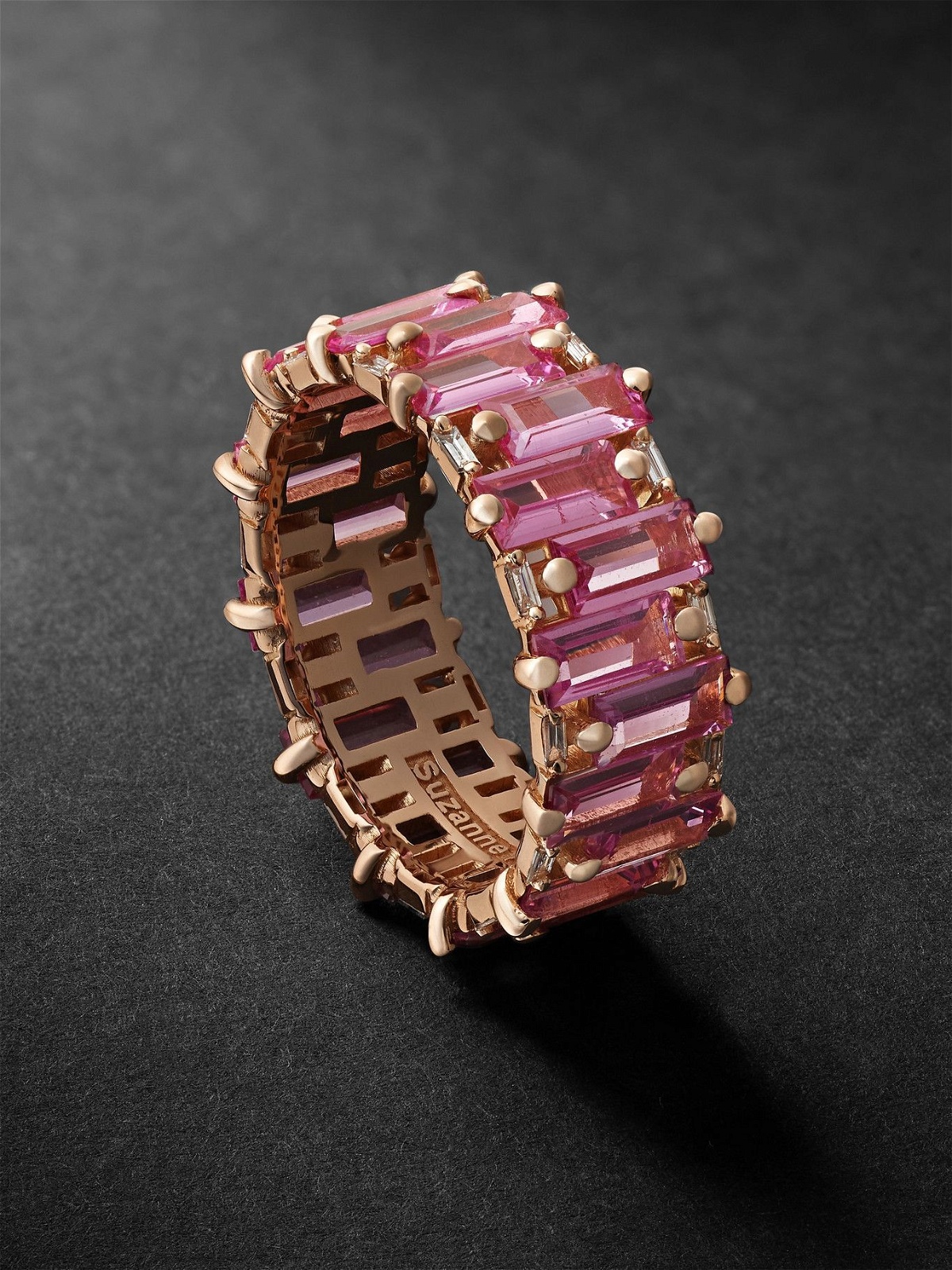 Photo: Suzanne Kalan - Rose Gold, Sapphire and Diamond Ring - Pink