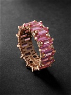 Suzanne Kalan - Rose Gold, Sapphire and Diamond Ring - Pink
