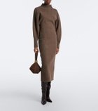 Amanu Zambia suede top-handle bag