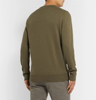 Massimo Alba - Watercolour-Dyed Cashmere Sweater - Army green