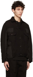 sacai Black Cotton Jacket