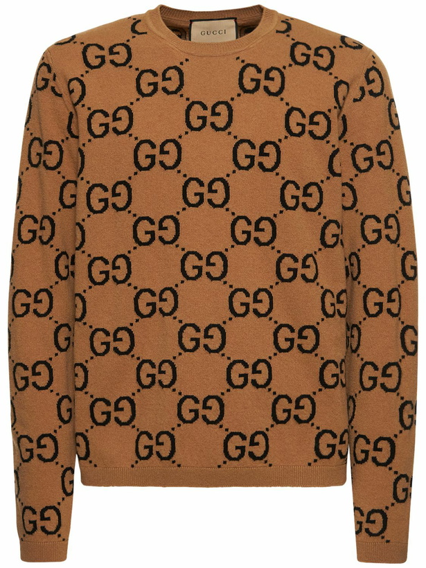 Photo: GUCCI - Gg Wool Knit Sweater