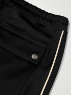 TOM FORD - Straight-Leg Piped Tech-Jersey Track Pants - Black