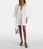 Adriana Degreas Cotton-blend minidress