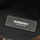 Burberry Men's Cason Check Waist Bag in Dark Birch Brown