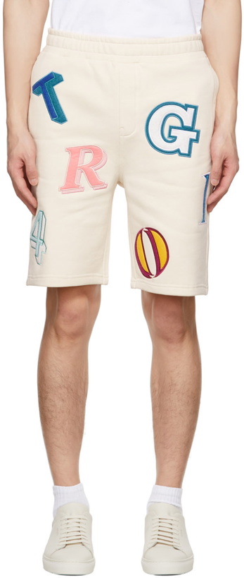 Photo: Axel Arigato Beige Inferno Monogram Shorts