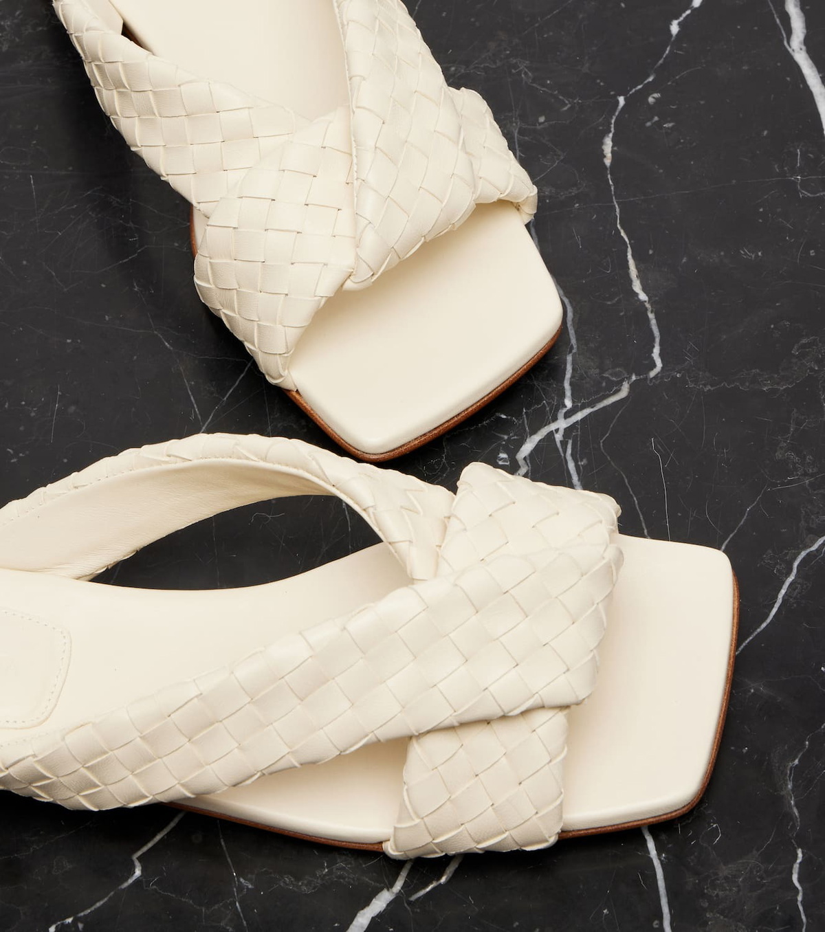 Bottega Veneta Riva Intrecciato leather sandals