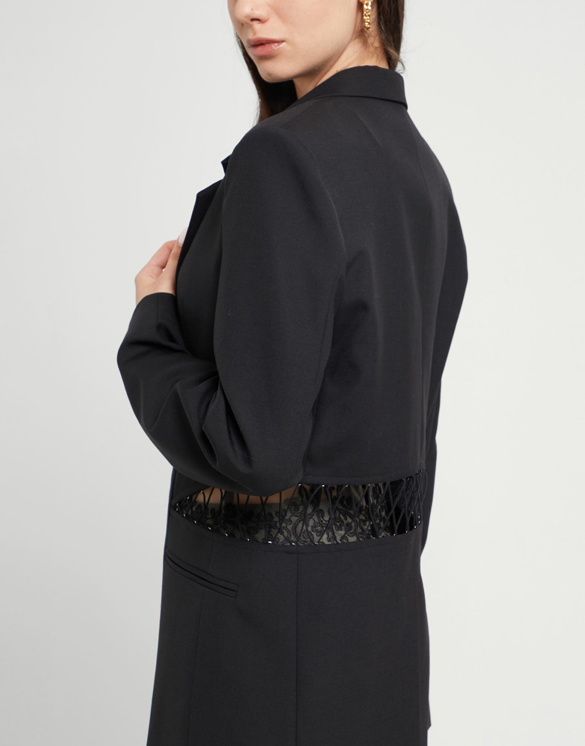 Dion Lee Womens Blazer in Black