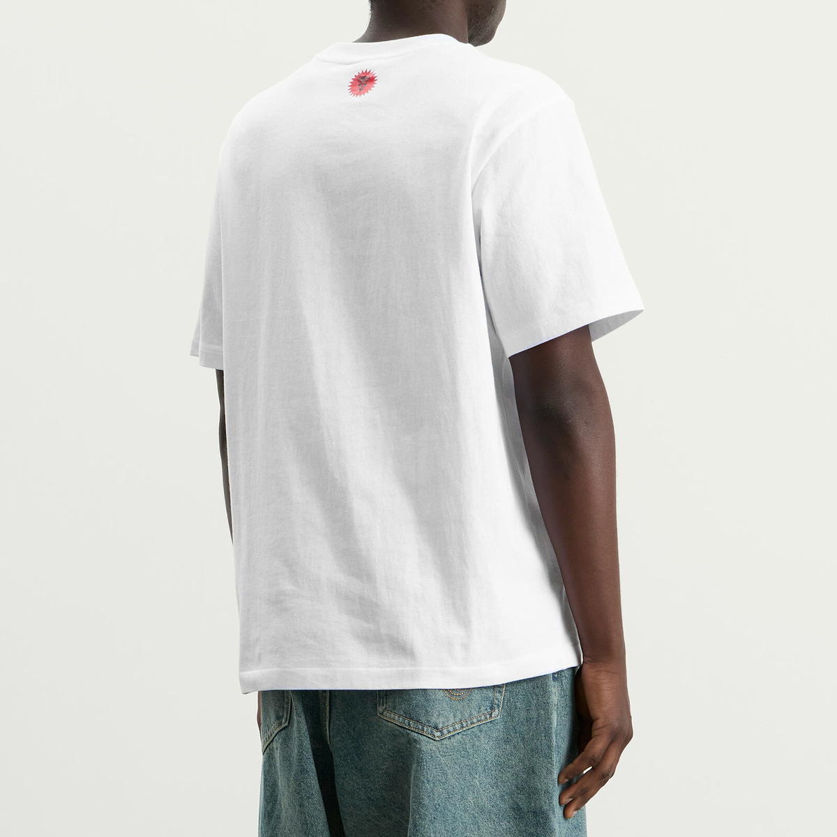 ICECREAM Men's Camo Running Dog Woodland T-Shirt in White