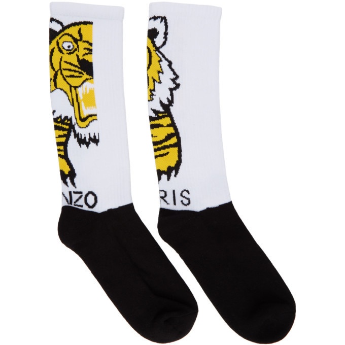 Photo: Kenzo Black and White Giant Tiger Socks