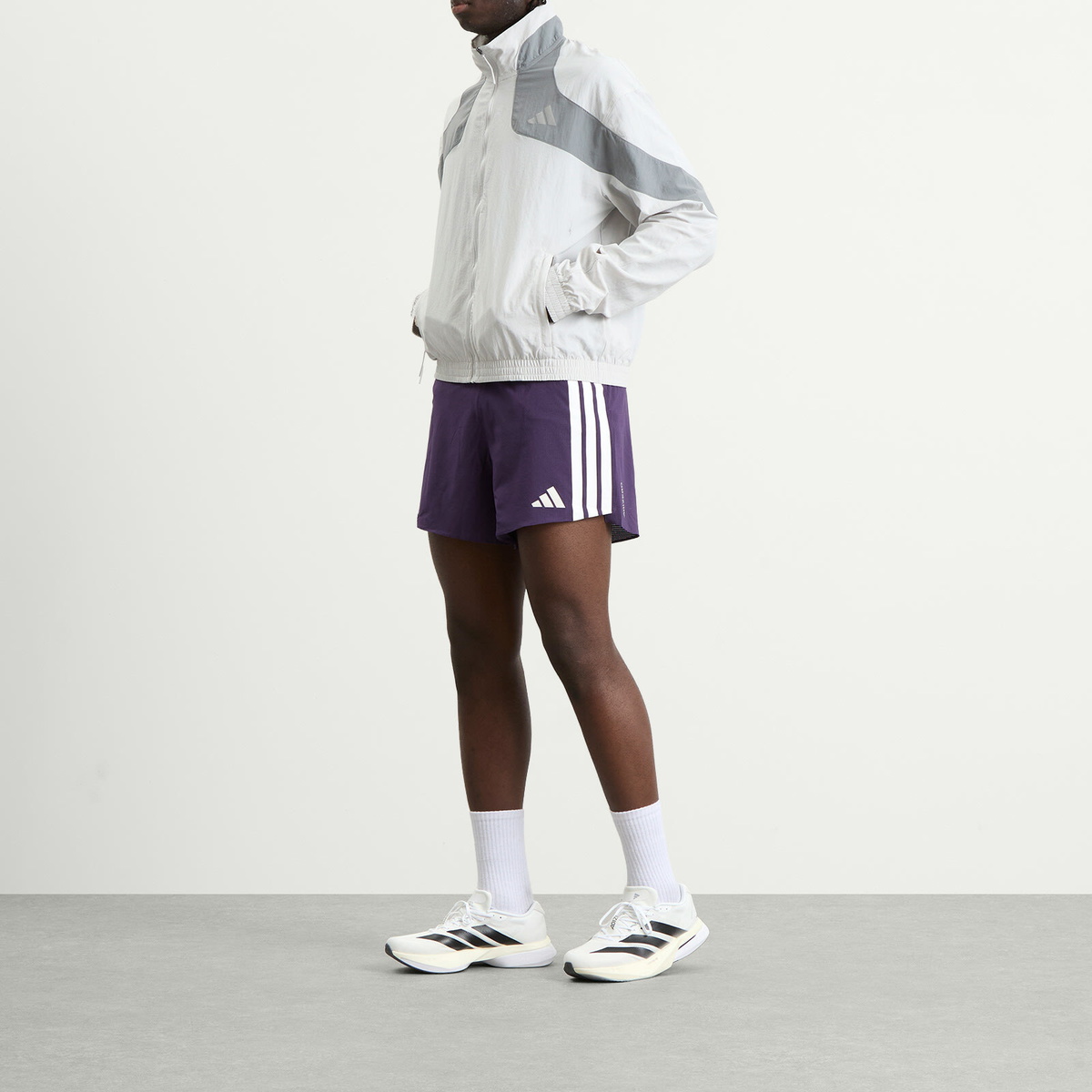 Adidas Men's Adizero Gel Short in Aurora Plum