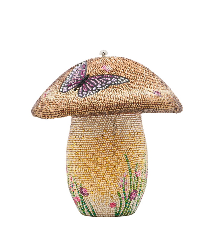 Photo: Judith Leiber Couture Mushroom Bella crystal-embellished clutch