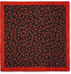 Paul Smith - Printed Cotton Pocket Square - Orange