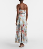 Zimmermann Roselight floral ruffled silk maxi dress