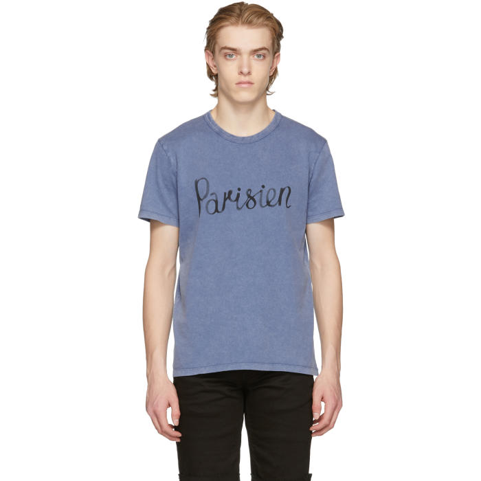 Photo: Maison Kitsuné Blue Parisien T-Shirt