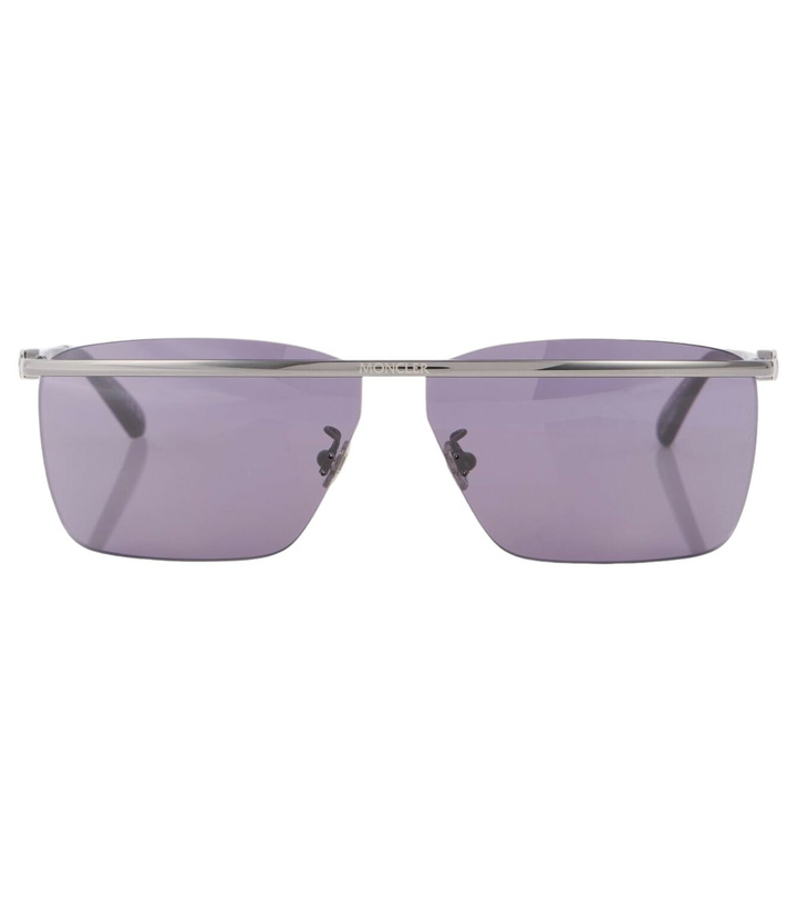 Photo: Moncler Niveler rectangular sunglasses