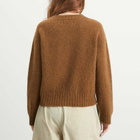 YMC Women's Jets Crew Knit Jumper in Brown