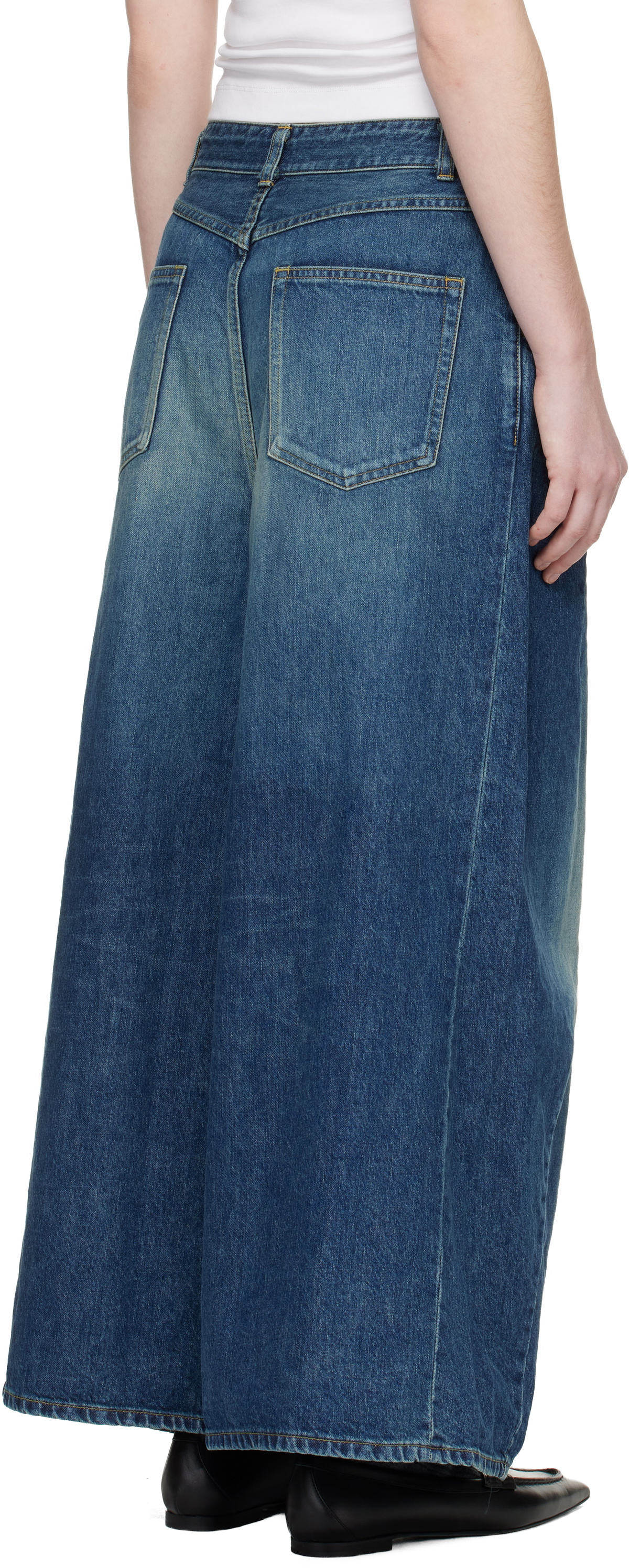 NEEDLES Navy H.D. Buggy Jeans