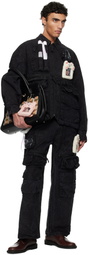 doublet Black Oshi-Katsu Pocket Cargo Pants