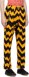 Vivienne Westwood Yellow & Black Graphic Sweatpants
