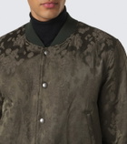 Dries Van Noten Jacquard bomber jacket