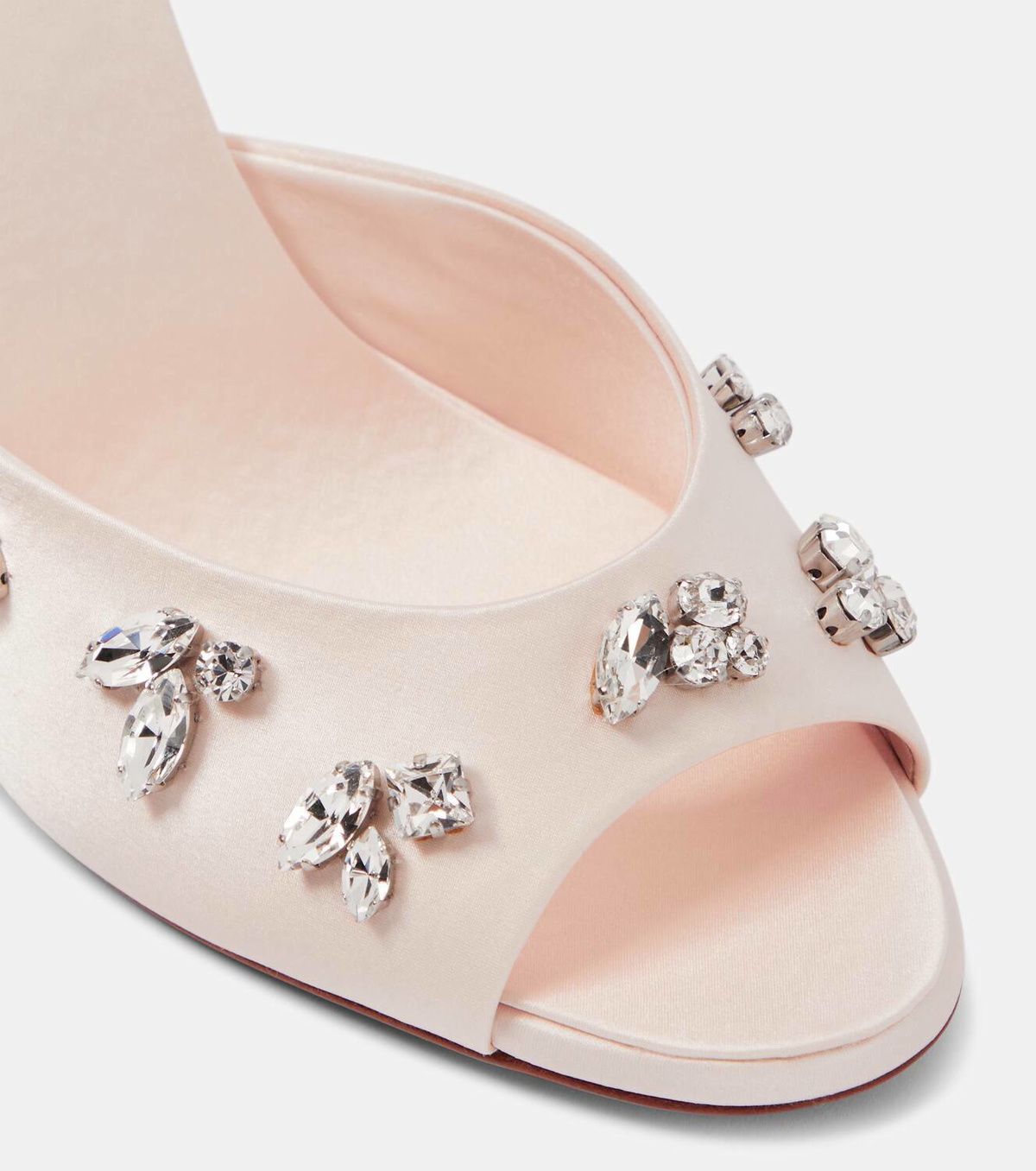Christian Louboutin スエード刺繍スリッポン 38 Christian Louboutin | Just jewel 85 silver mules | Savannahs