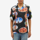 Pleasures Women's 7 Wonder Camp Shirt in Black