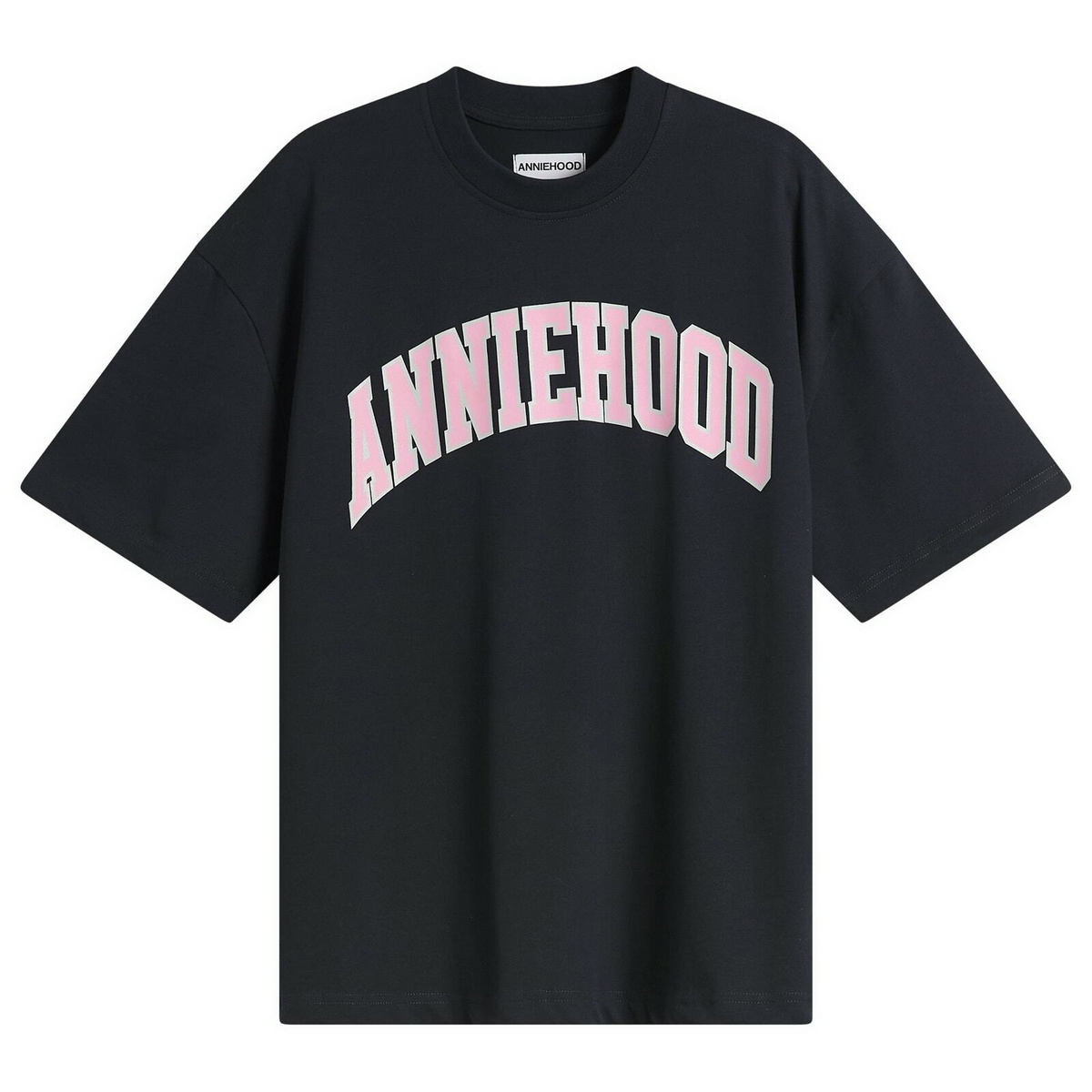 ANNIE HOOD Men's College Arch T-Shirt in Navy
