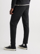 Sunspel - Tapered Sea Island Cotton-Jersey Sweatpants - Black