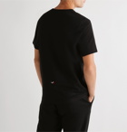 Moncler - Logo-Print Cotton-Jersey T-Shirt - Black