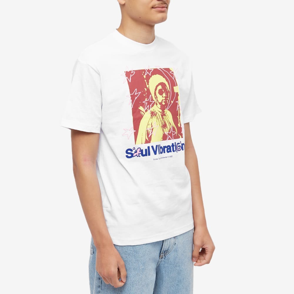 Butter Goods Men's Soul Vibrations TShirt in White Butter Goods