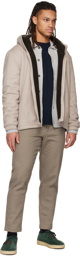 Vince Beige Hooded Jacket