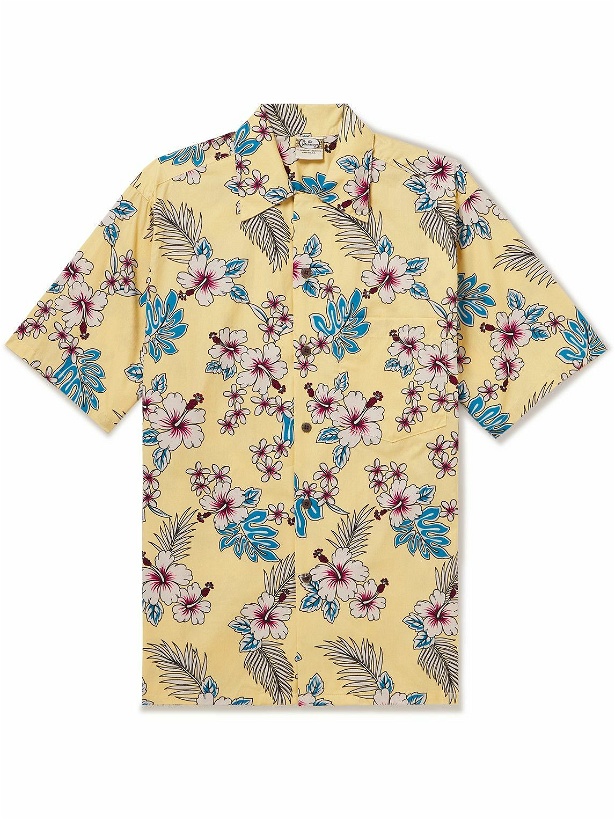 Photo: Go Barefoot - Haole Hibiscus Convertible-Collar Floral-Print Cotton Shirt - Unknown