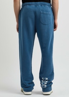 Off-white Blurred Mary Printed Cotton Sweatpants Blue