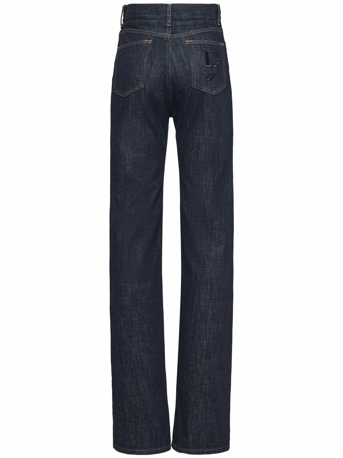 Dolce&gabbana straight denim pants 股下長め DOLCE & GABBANA High Rise Denim Straight Jeans Dolce & Gabbana
