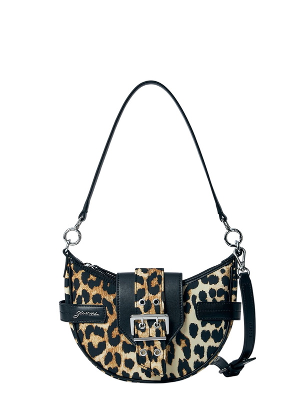 Photo: GANNI Small Leopard Bucky Crossbody Bag