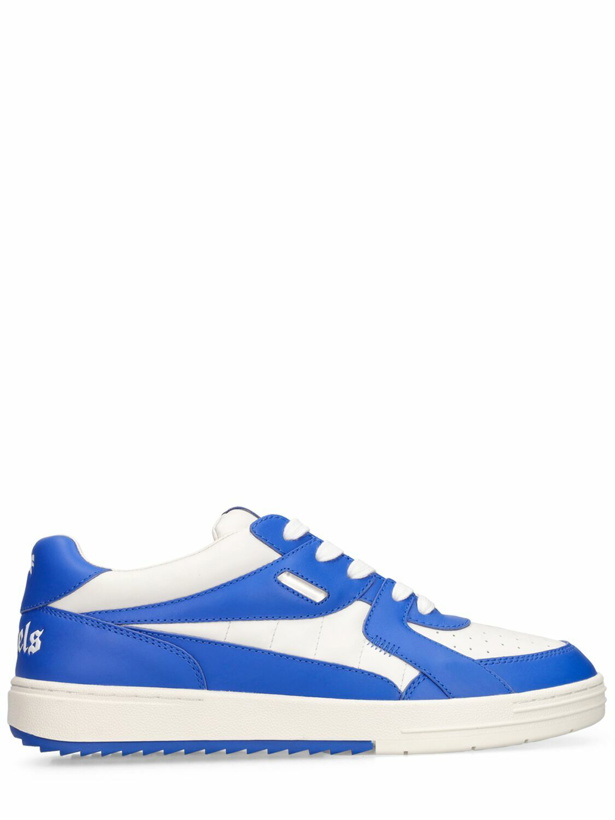 Photo: PALM ANGELS - Palm University Leather Sneakers