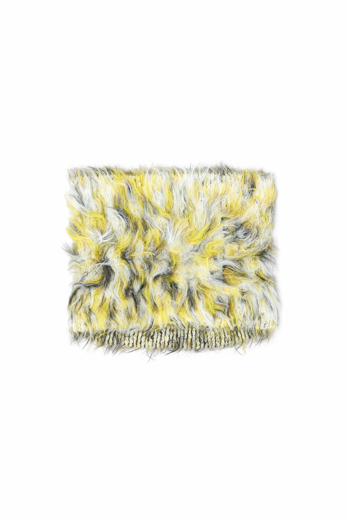 Diesel Neckwarmer in fluffy jacquard knit - Scarf - Unisex - Multicolor