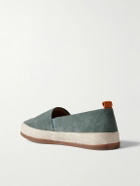 Mulo - Leather Espadrilles - Blue