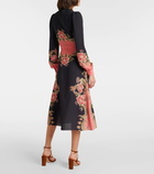 Etro Floral midi dress