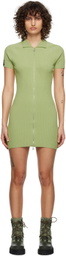 Ksubi Green League Polo Minidress